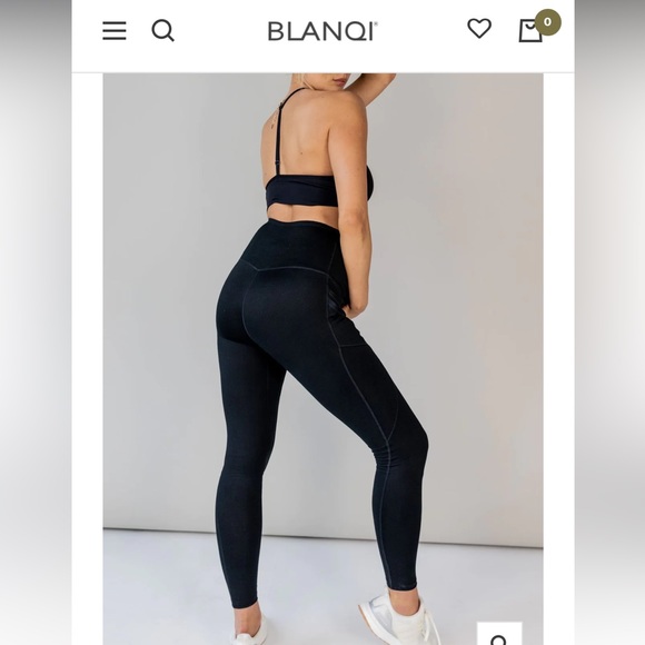 BLANQI Everyday Maternity Pocket Leggings Size Small Black - Picture 3 of 5